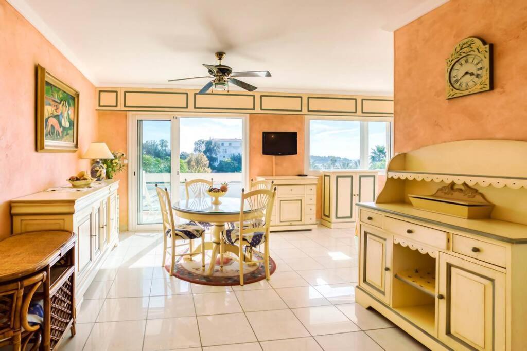 A6- 2 Bdr Incredible Sea View - Ac, Garage & Terrace Leilighet Antibes Eksteriør bilde