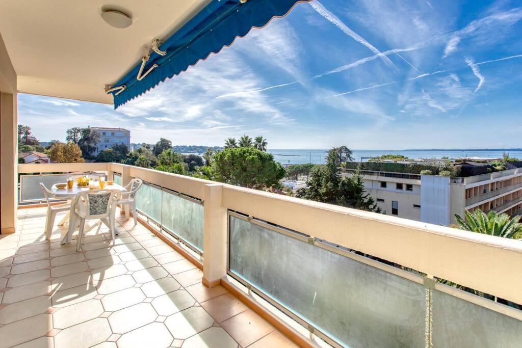 A6- 2 Bdr Incredible Sea View - Ac, Garage & Terrace Leilighet Antibes Eksteriør bilde