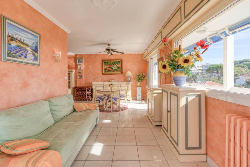 A6- 2 Bdr Incredible Sea View - Ac, Garage & Terrace Leilighet Antibes Eksteriør bilde